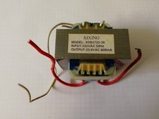 Trasformatore elettrico 230VAC 50Hz - 23,8V 800mA 
