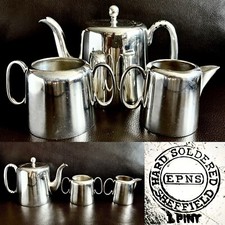 Antico set teiera, cremiera e