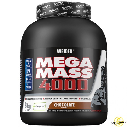 Weider mega mass - mega, kg