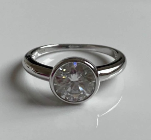 Anello solitario argento - anello,