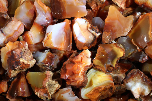 Corniola rocce grezze - -,
