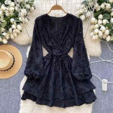 Vestito Abito Donna Corto Raso