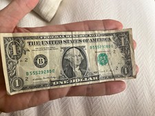 banconota da 1 dollaro USA serie 1988 - B55529280C