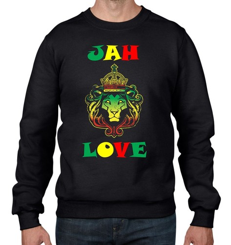 Jah love reggae uomo - reggae, felpa
