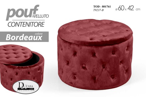 Pouf sgabello poggiapiedi - sgabello,