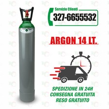 Bombola Argon 14 Litri, nuova