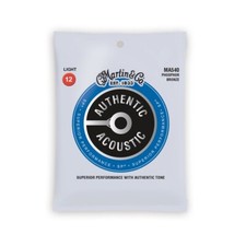 MARTIN MA540 CORDE PER CHITARRA ACUSTICA 12-54 PHOSPHOR BRONZE LIGHT AUTHENTIC S