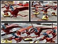 Lizardmen • 1x Cavaliere su Terradonte Terradon Riders Uomini Lucertola PAINTED