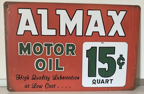 Insegna olio motore almax - insegna,
