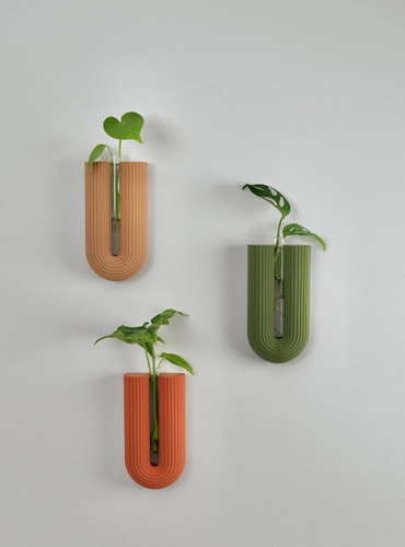 Vaso parete minimalista con - minimalista,