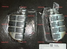 Kuryakyn 8028 Chrome ISO Dually Foot Pegs for Harley Male Mount Application