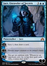 MTG JACE, UNRAVELER OF SECRETS FOIL EXC - JACE, RIVELATORE DI SEGRETI - SOI