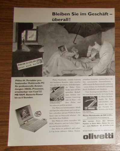 Rara pubblicità olivetti - pubblicità,