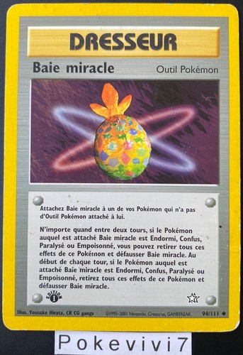 Carte pokemon biae miracle - carte,