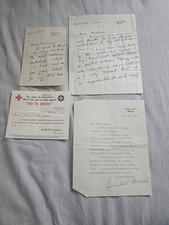 4 Documenti Clementine Moglie Di Winston Churchill  firma Firmati / autografata