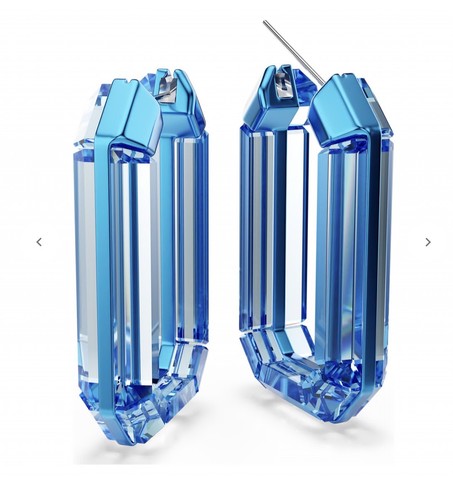 Orecchini cerchio swarovski - a,