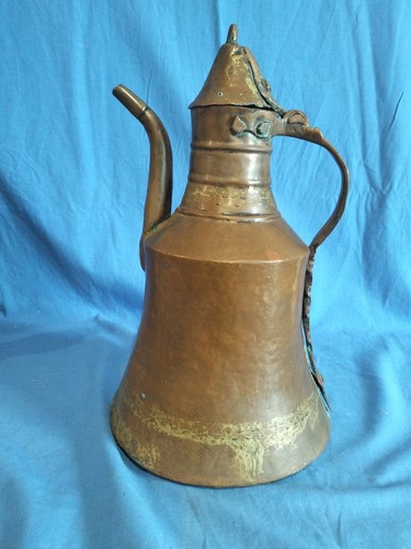 Antica brocca teiera rame - antica,