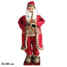 Babbo natale pupazzo 180 cm - h,