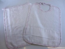 SET ASILO 2 PEZZI ROSA "ORSI/CARAMELLE/GIOCHI" DA RICAMARE PUNTO CROCE CON AIDA