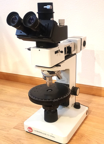 Microscopio trinoculare leitz - microscopio,