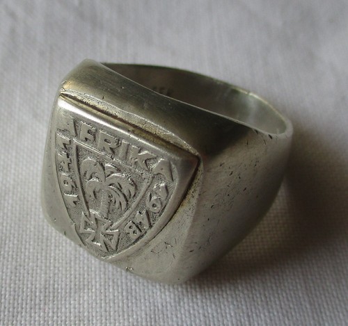 Raro anello argento 835 corpo - anello,