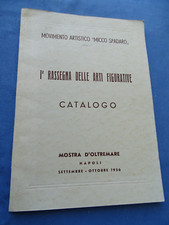 CATALOGO RASSEGNA ARTI FIGURATIVE NAPOLI 1956-TOMA-VERDECCHIA-MATANIA-BARISANI..