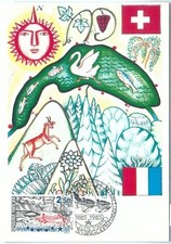 72742 - FRANCIA - Storia Postale - MASSIMA CARTOLINA - LAC LEMAN canottaggio barca 1985