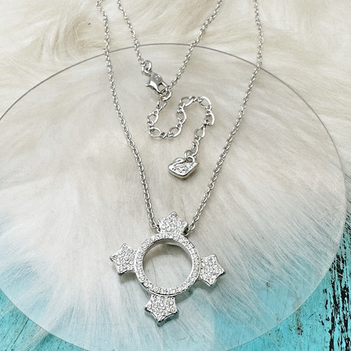 Collana swarovski swan firmata - swan,