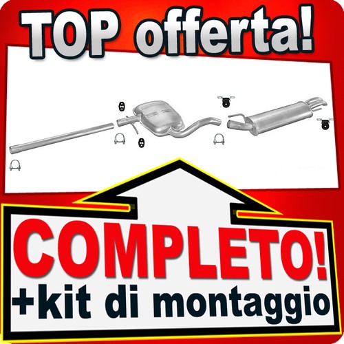 Impianto scarico golf iv - scarico,