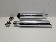 Silenziatori cromati scarico