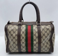 Gucci Boston Hand Bag Canvas