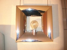 Lampada a calata sospensione cromata di design altezza regolabile