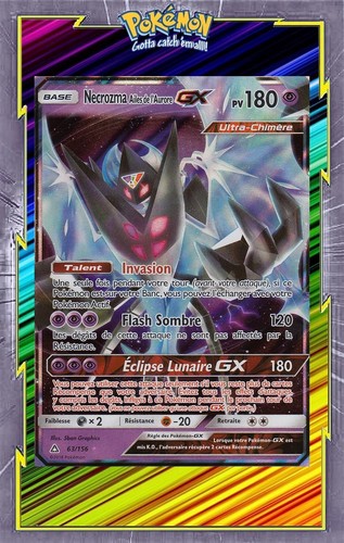 Necrozma ailes aurore - ailes, gx