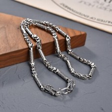 Collana uomo vero argento