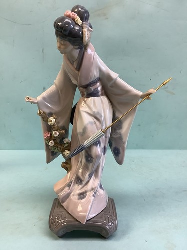 Lladro japanese geisha - japanese, 1451
