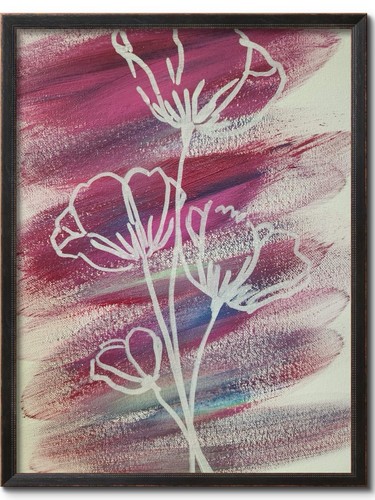 Fiori astratti moderno unico