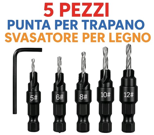 Punta trapano avvitatore - pz,