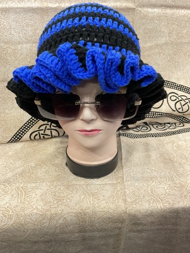 Uncinetto ruffle cappello a - ruffle:,