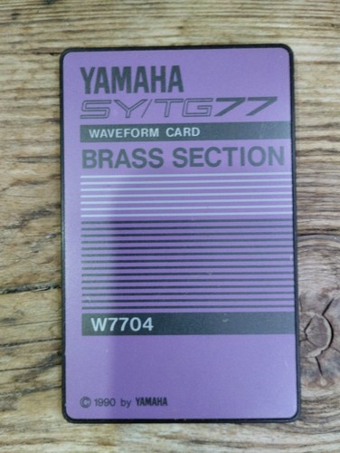 Yamaha sy77 tg77 set - tg77, schede