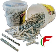 150 TASSELLI NOBEX MM 8 CON VITI 5X45 + 2 PUNTE OMAGGIO ATTACCO SDS E CILINDRICO