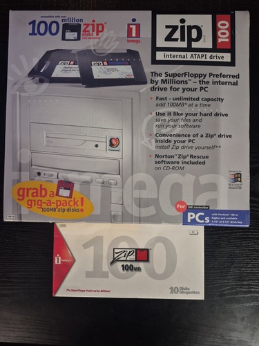 Iomega zip 100 - 100, ide