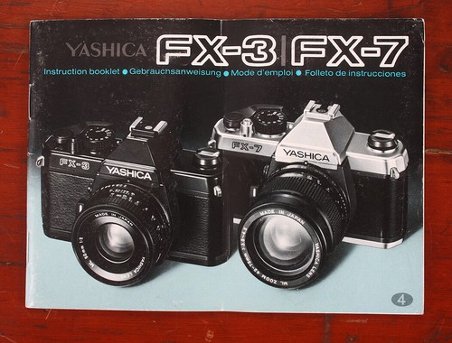 Yashica 7 libretto - fx-3/fx-7,