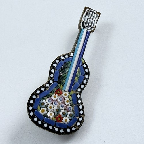 Spilla chitarra micro mosaico