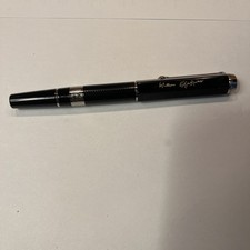 Penna Montblanc nera e argento