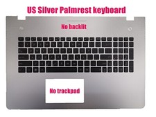 Tastiera poggiapolsi argento