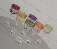 6 eleganti cristalli al piombo