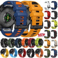 Cinturino QuickFit per Garmin Fenix 8 E 6 6X Pro 7 7X Solar 5 5X più cinturino in silicone