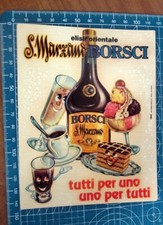 SAN MARZANO BORSCI   STICKER VINTAGE NEW ORIGINAL