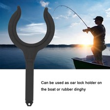 01) 2 Pezzi Blocco Remi Barca Supporto Canna da Pesca Staffa Gommone Marino|