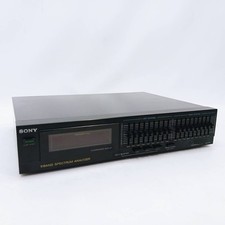 Equalizzatore grafico SONY "DEFECTIVE" SEQ-910 9Band Spectrum Analyzer...